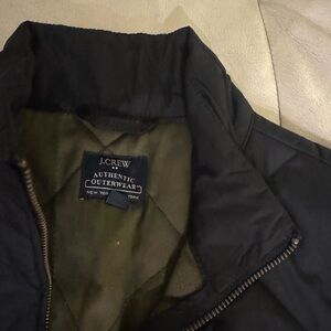 Jcrew Small Mens Winter Vests Outerwear Fleece Lined Puffer Vest Warm Casual